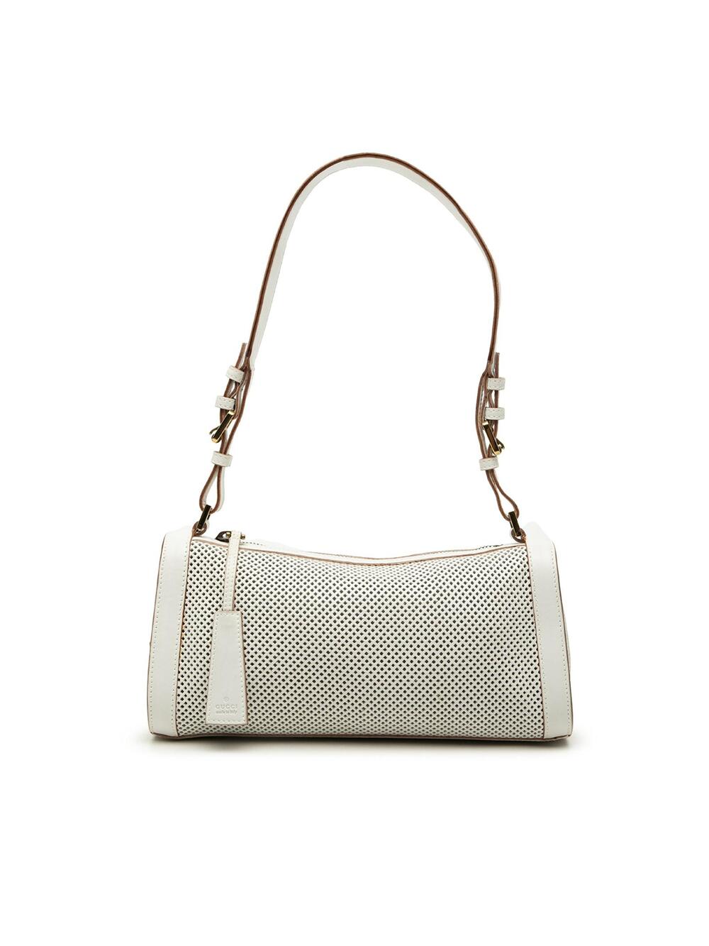 Gucci Perforated Leather Shoulder Bag #310651G48B
